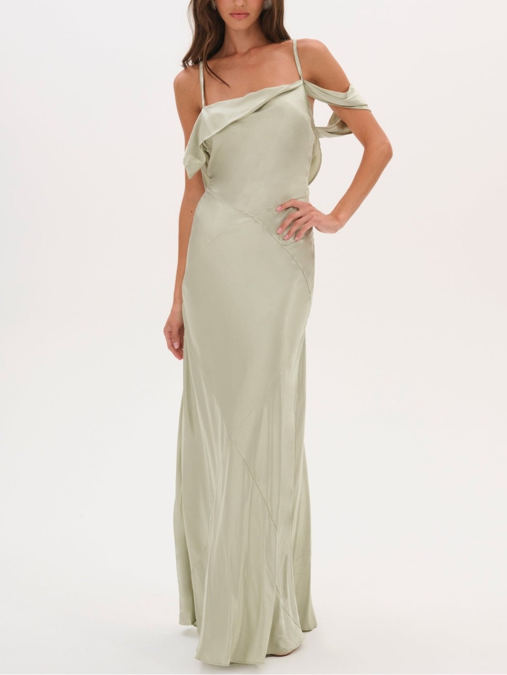 For Love & Lemons Jewel Maxi Dress – Sage